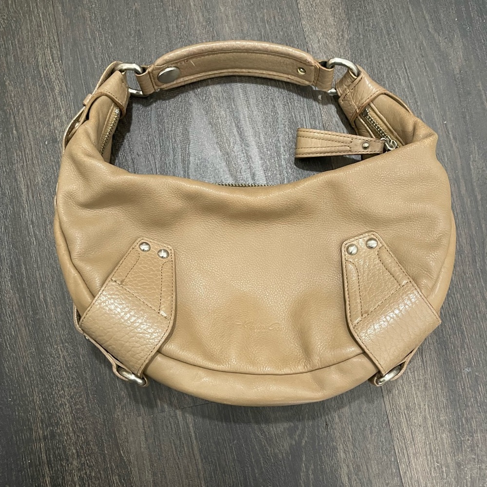 Kenneth Cole Tan Leather Shoulder Bag